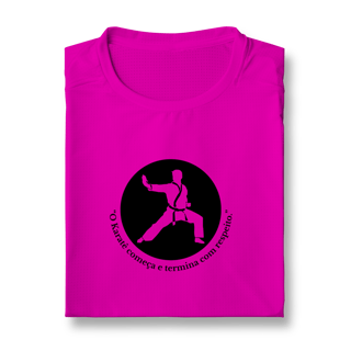 Nome do produtoCamiseta Sport Dry UV - Frases Karatê-Do 
