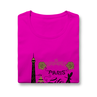 Nome do produtoCamiseta Baby Look - Paris Life