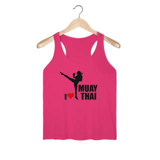 Nome do produtoRegata Fem sport Dry UV - Eu amo Muay Thai