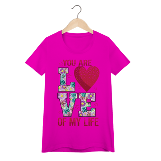 Nome do produtoCamiseta Baby Look - Love my Life