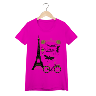 Nome do produtoCamiseta Baby Look - Paris Life