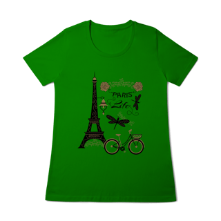 Nome do produtoCamiseta Baby Look - Paris Life