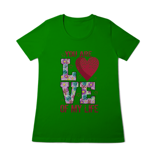 Nome do produtoCamiseta Baby Look - Love my Life