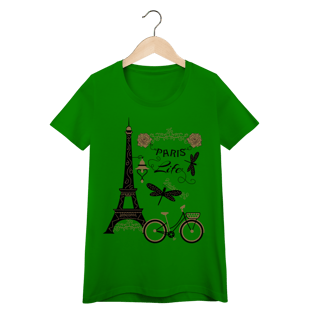 Nome do produtoCamiseta Baby Look - Paris Life