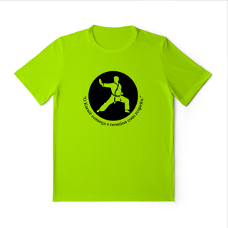 Nome do produtoCamiseta Sport Dry UV - Frases Karatê-Do 