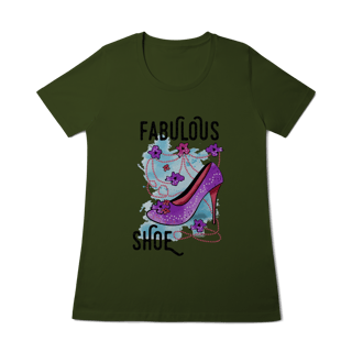 Nome do produtoCamiseta Baby Look - Fabulous Shoe