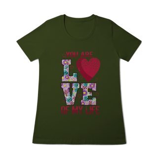 Nome do produtoCamiseta Baby Look - Love my Life