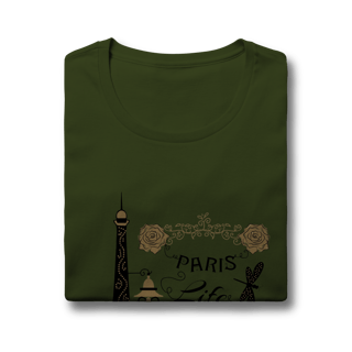 Nome do produtoCamiseta Baby Look - Paris Life