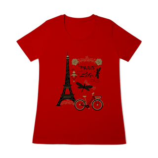 Nome do produtoCamiseta Baby Look - Paris Life