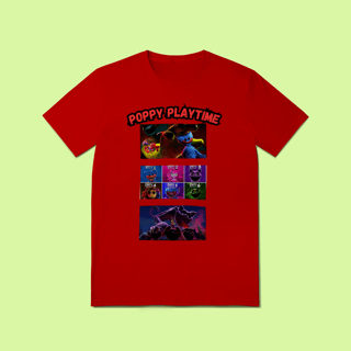 Nome do produtoCamiseta T-Shirt Turma Poppy Playtime