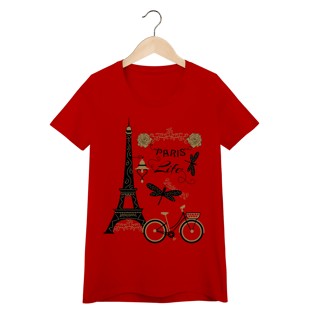 Nome do produtoCamiseta Baby Look - Paris Life