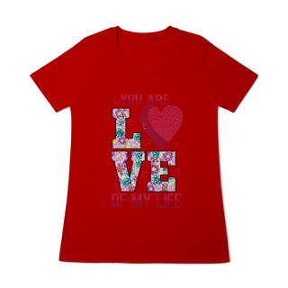 Nome do produtoCamiseta Baby Look - Love my Life