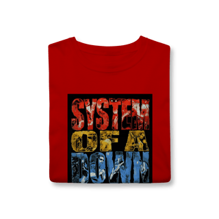Nome do produtoCamiseta Classic Bandas - System of a Down