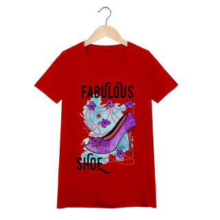Nome do produtoCamiseta Baby Look - Fabulous Shoe