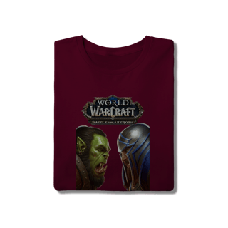 Nome do produtoCamiseta Quality  Gamer - World of Warcraft
