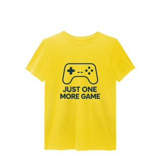 Nome do produto Camiseta Estonada Just One More Game – Gamer Mode On