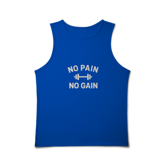 Nome do produto Regata Sport Dry UV No Pain No Gain – Performance & Motivação 