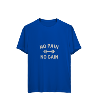 Nome do produto Camiseta Sport Dry UV No Pain No Gain – Performance & Motivação