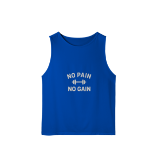 Nome do produto Regata Sport Dry UV No Pain No Gain – Performance & Motivação 