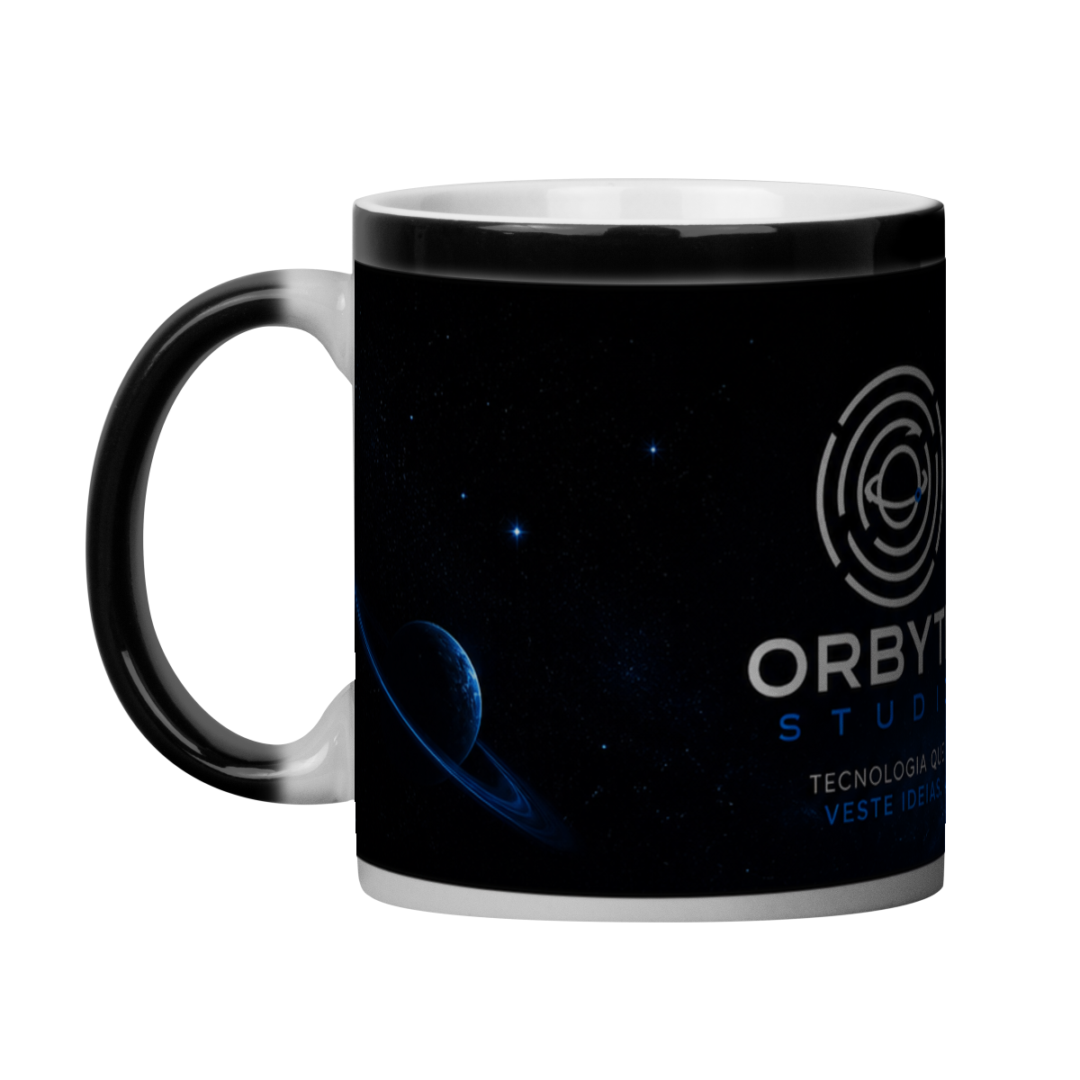 Caneca Mágica Orbyte Studio 325ml | Revela a Estampa com Bebidas Quentes