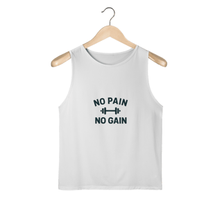 Nome do produto Regata Sport Dry UV No Pain No Gain – Performance & Motivação 