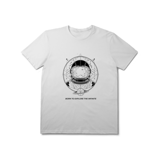 Nome do produto Camiseta Prime Astronauta Cósmico – White Edition