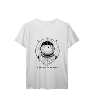Nome do produto Camiseta Prime Astronauta Cósmico – White Edition