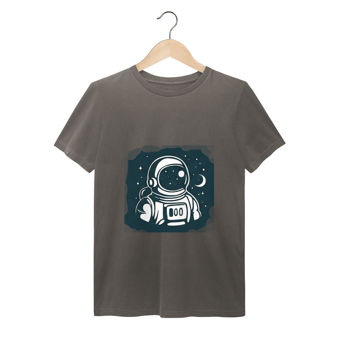 Nome do produto: Camiseta Estonada Astronauta Cósmico – Orbyte Space Vibe
