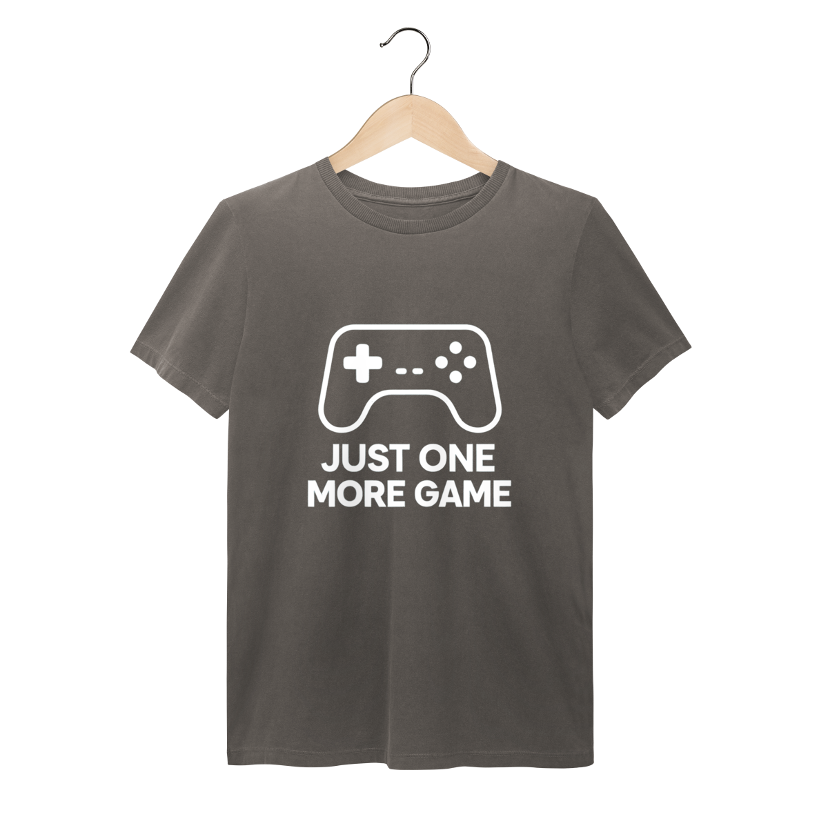Nome do produto: Camiseta Estonada Just One More Game – Gamer Mode On