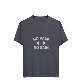 Nome do produto Camiseta Sport Dry UV No Pain No Gain – Performance & Motivação