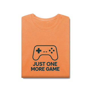 Nome do produto Camiseta Estonada Just One More Game – Gamer Mode On