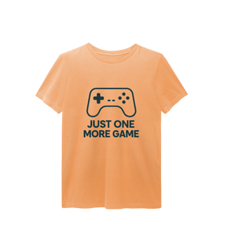 Nome do produto Camiseta Estonada Just One More Game – Gamer Mode On
