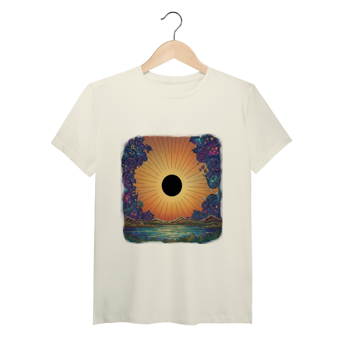 Nome do produto: T-Shirt Orbyte Aurea: The Eclipse Horizon