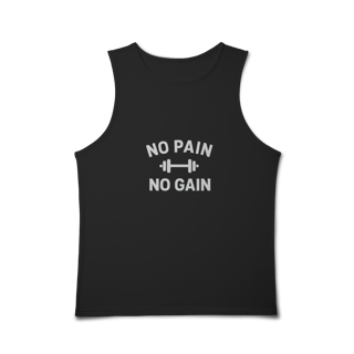 Nome do produto Regata Sport Dry UV No Pain No Gain – Performance & Motivação 