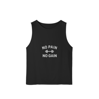 Nome do produto Regata Sport Dry UV No Pain No Gain – Performance & Motivação 