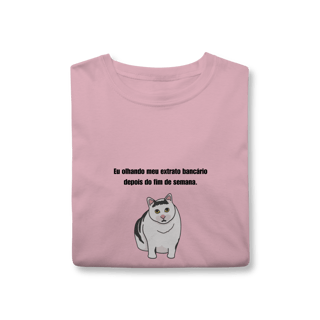 Nome do produto Camisa Meme do Gato Confuso