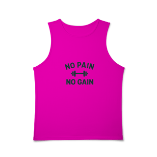 Nome do produto Regata Sport Dry UV No Pain No Gain – Performance & Motivação 