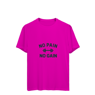 Nome do produto Camiseta Sport Dry UV No Pain No Gain – Performance & Motivação