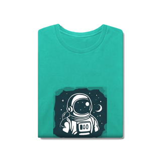 Nome do produto Camiseta Estonada Astronauta Cósmico – Orbyte Space Vibe