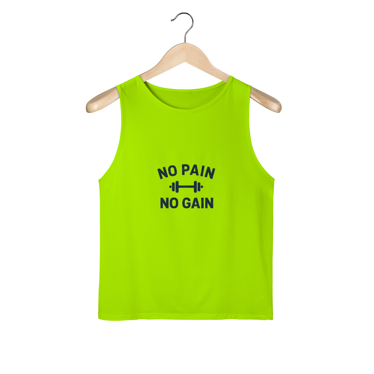 Nome do produto: Regata Sport Dry UV No Pain No Gain – Performance & Motivação 