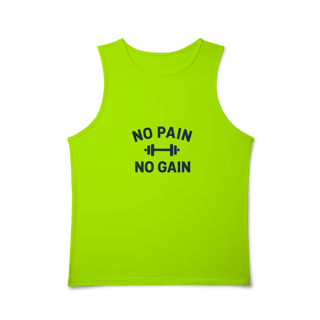 Nome do produto Regata Sport Dry UV No Pain No Gain – Performance & Motivação 