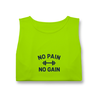 Nome do produto Regata Sport Dry UV No Pain No Gain – Performance & Motivação 