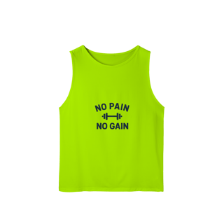 Nome do produto Regata Sport Dry UV No Pain No Gain – Performance & Motivação 