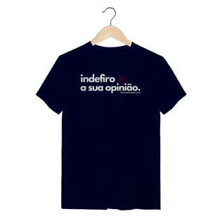 Nome do produto Tshirt indefiro a sua opinião