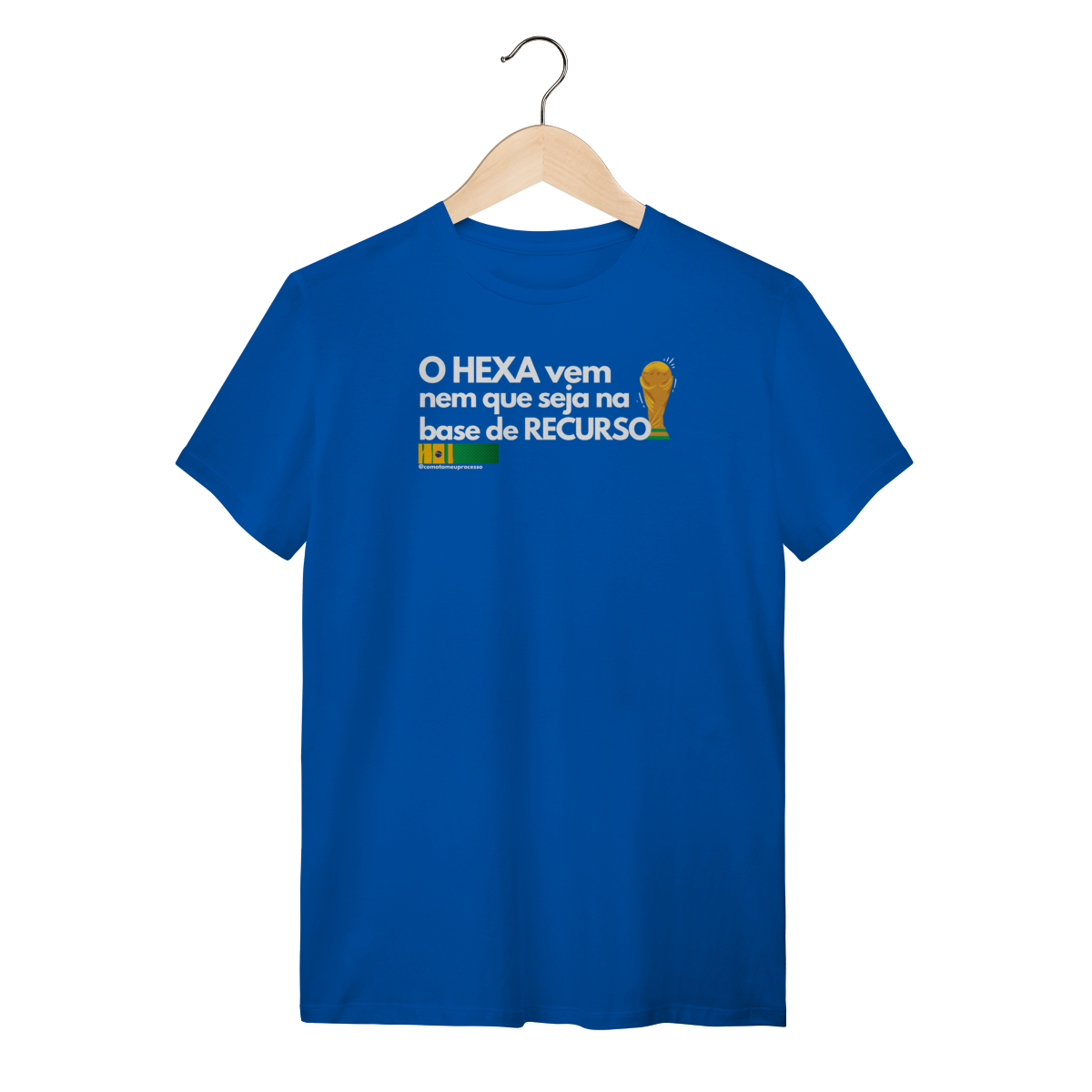 Nome do produto: Tshirt o Hexa vem nem que seja na base de recurso