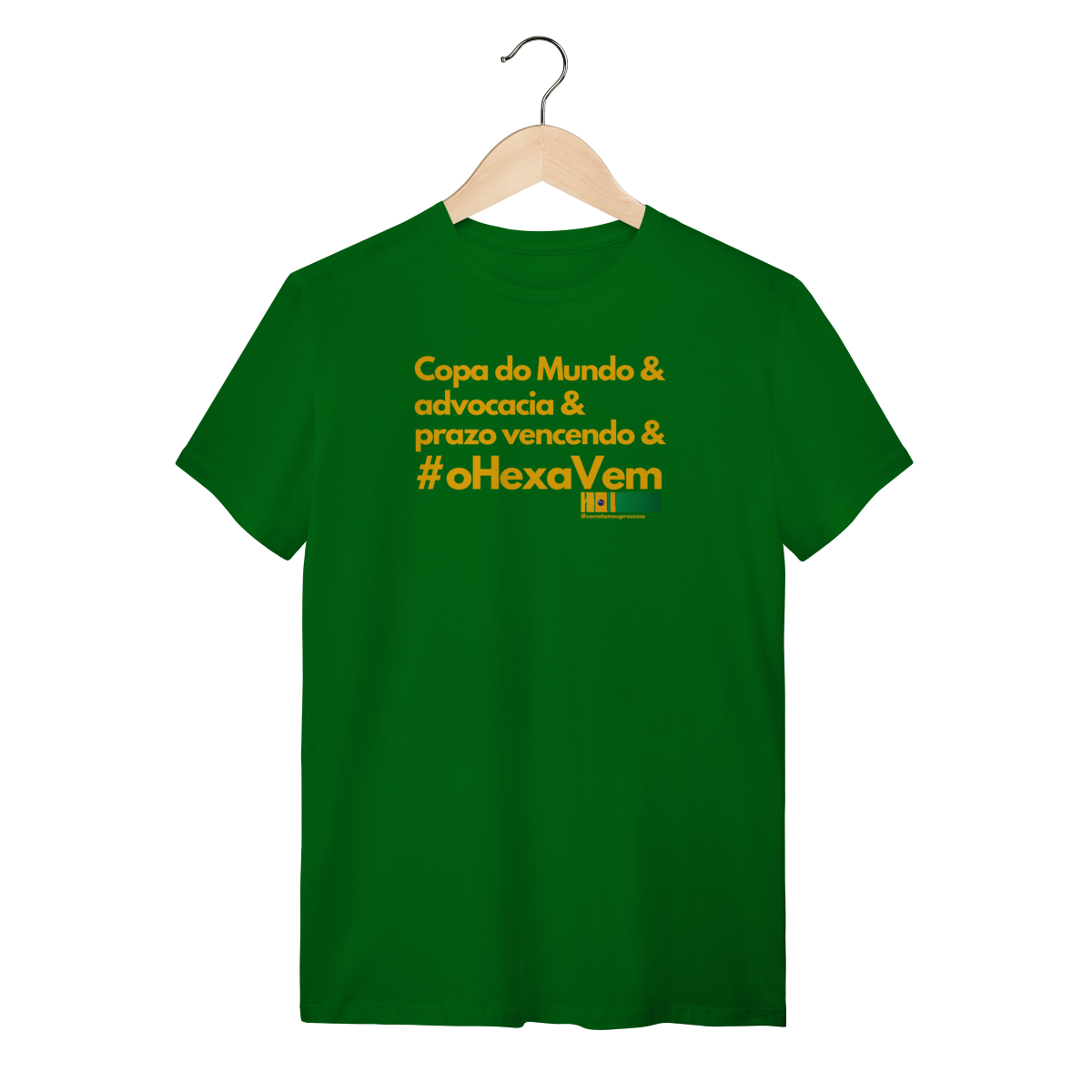Nome do produto: Tshirt Copa do Mundo e advocacia e prazo e hexa