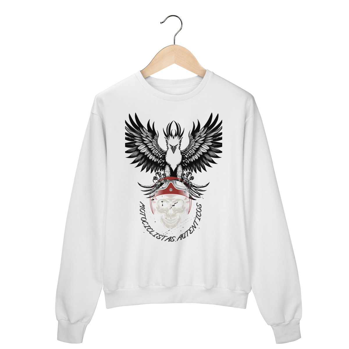 Nome do produto: Motociclista Harpia Real Moletom