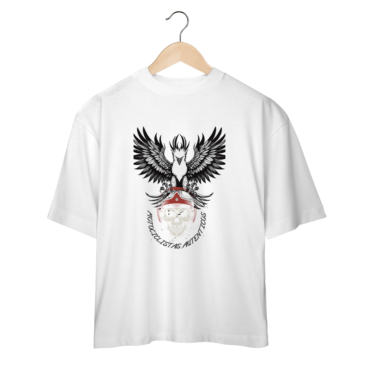 Motociclista Harpia Real Camiseta