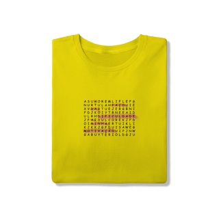 Nome do produtoCamiseta Quality - Caça Palavras