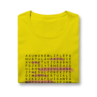 Nome do produtoBaby Look Quality - Caça Palavras